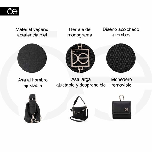 Bolso Satchel Cloe Beige   para Mujer
