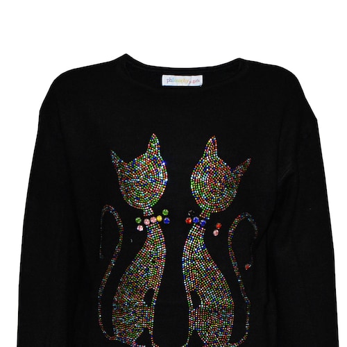 Suéter con Diseño Gatos Philosophy Jr. Girls para Niña