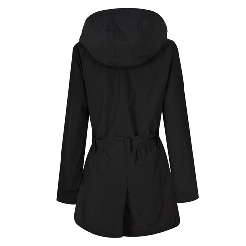 Gabardina con Capucha Desmontable e Interior Afelpado Basel para Mujer