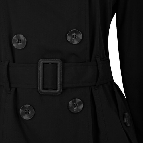 Gabardina con Capucha Desmontable e Interior Afelpado Basel para Mujer
