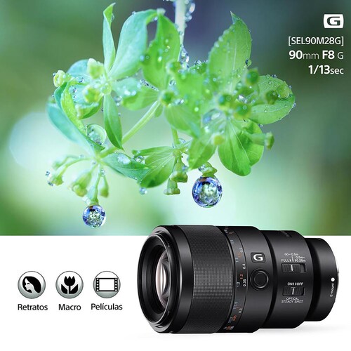 Lente Sony Fe 90 Mm F2.8 Macro G Oss Sel90M28G