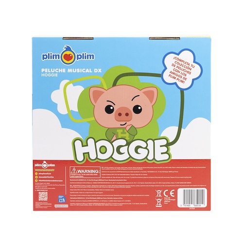 Plim Plim Peluche Musical Dx Hoggie
