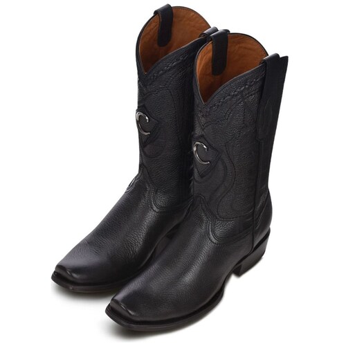 Botas Cuadra en Piel de Venado para Hombre