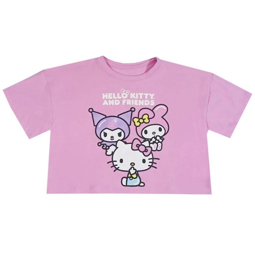 Playera de Manga Corta de Hello Kitty para Niña