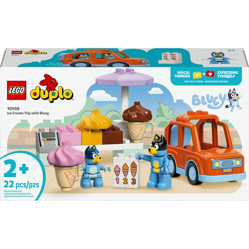 Duplo Bluey Excursión a la Heladería con Bluey