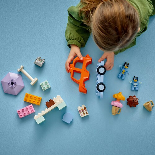 Duplo Bluey Excursión a la Heladería con Bluey