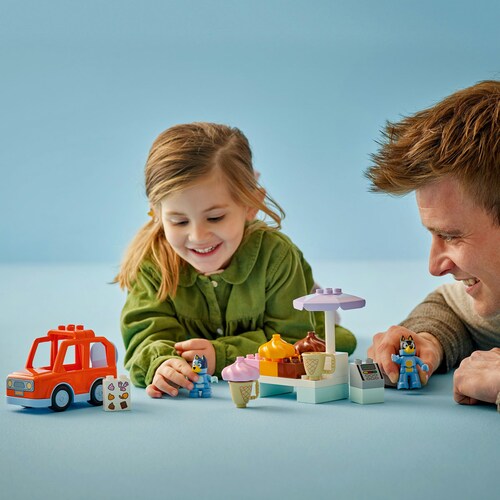 Duplo Bluey Excursión a la Heladería con Bluey