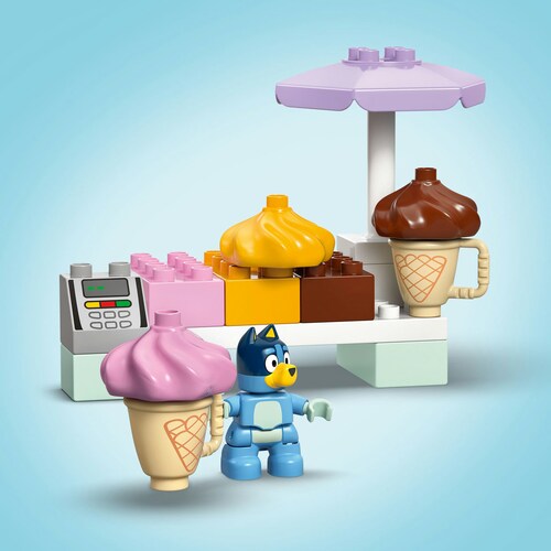 Duplo Bluey Excursión a la Heladería con Bluey