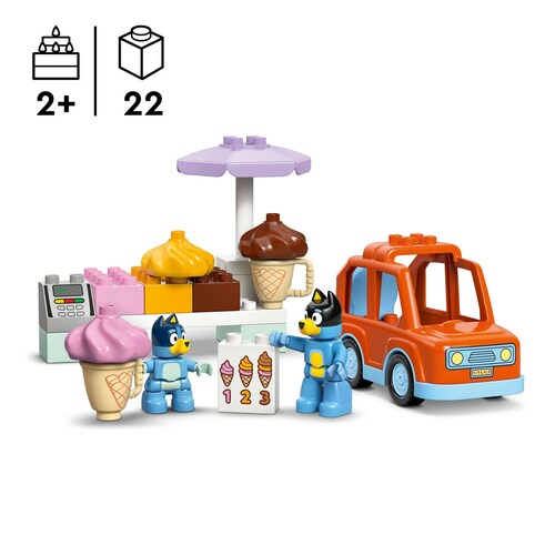 Duplo Bluey Excursión a la Heladería con Bluey