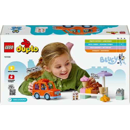 Duplo Bluey Excursión a la Heladería con Bluey