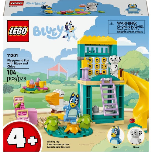 Bluey Parque de Juegos con Bluey Y Cloey Lego