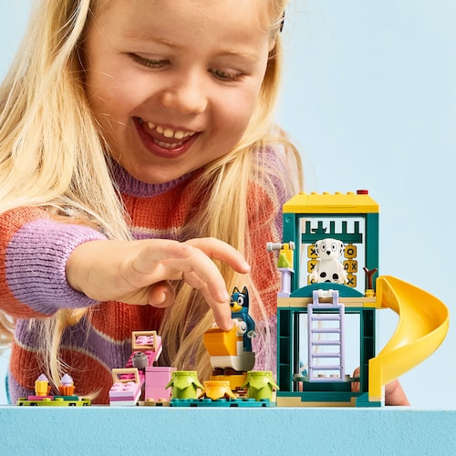 Bluey Parque de Juegos con Bluey Y Cloey Lego