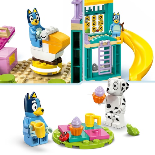 Bluey Parque de Juegos con Bluey Y Cloey Lego