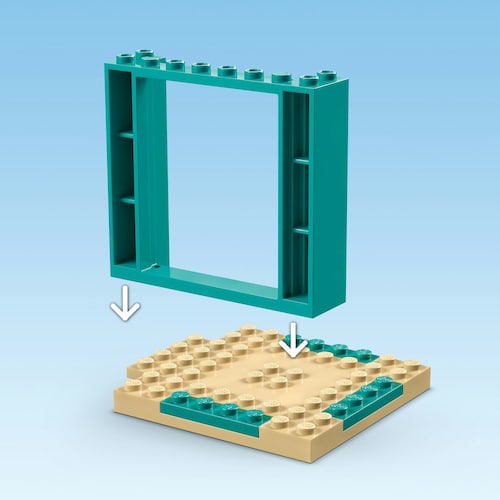 Bluey Parque de Juegos con Bluey Y Cloey Lego