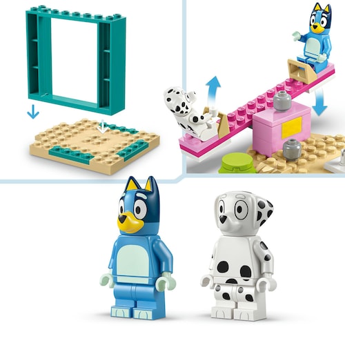 Bluey Parque de Juegos con Bluey Y Cloey Lego