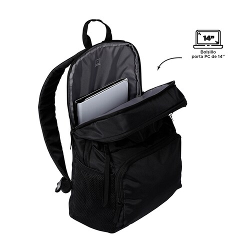 Mochila Totto Portalaptop 14" Cloud Negro