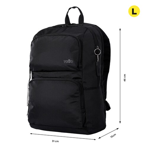 Mochila Totto Portalaptop 14" Cloud Negro