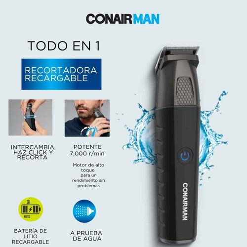 Recortadora Todo en uno Cabezales Magnéticos Recargable-Litio