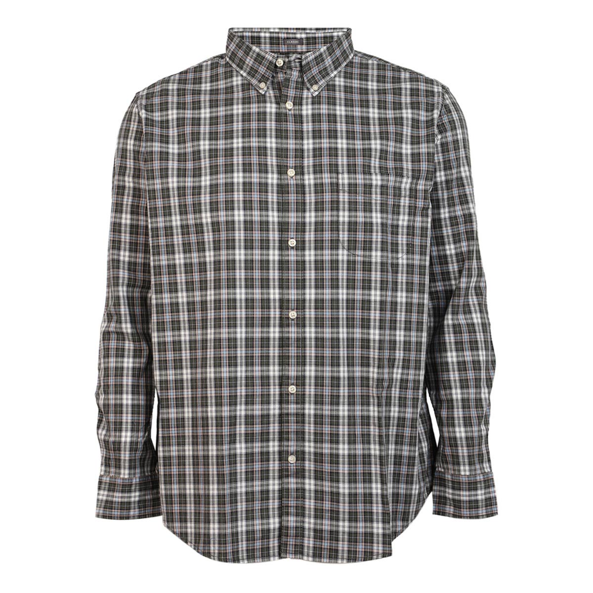 Camisa a Cuadros J Opus Manga Larga para Hombre Plus