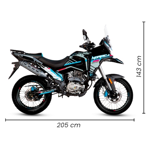 Motocicleta Nórdica Performance 300 Azul