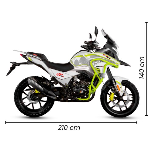 Motocicleta Mb Motos Gran Turismo 300 Blanca 2025