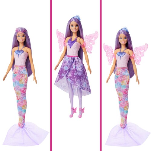 Muñeca Barbie Looks de Hada Y Sirena