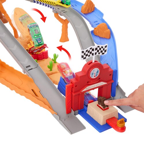 Cars Pista de Juguete Pista Carrera al Rescate