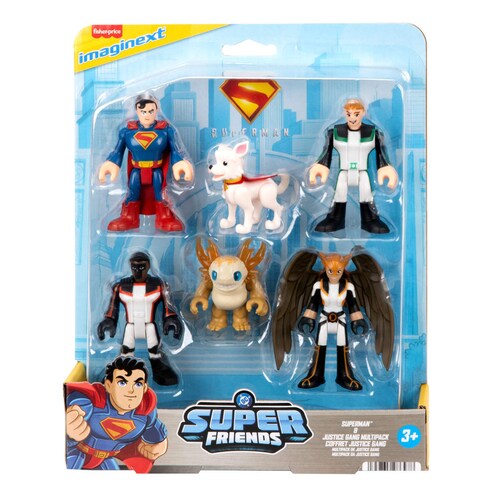Figura Superman Imaginext Dc Super Friends Justice Gang
