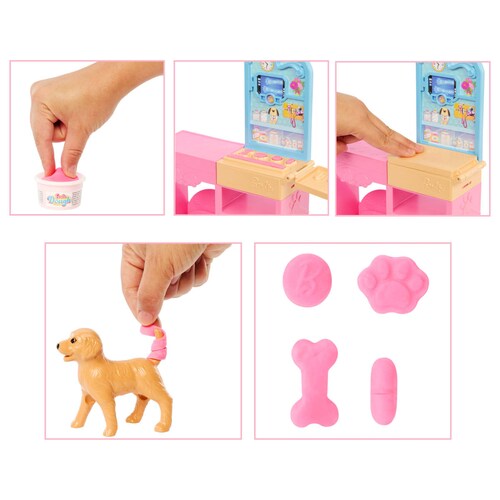 Barbie Profesiones Set Veterinaria con Mascotas Y Accesorios