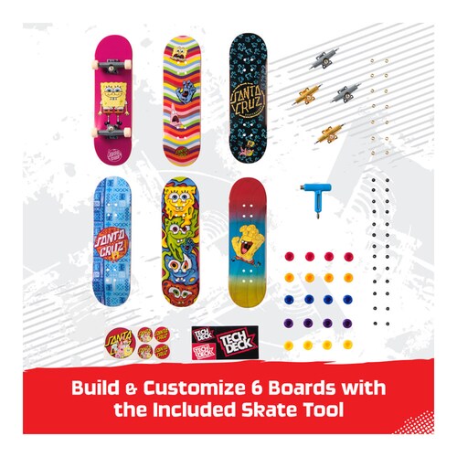 Mini Patineta Ted Spongebob Sk8 Shop Bonus Pack Sld Gml