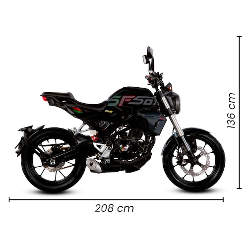 Motocicleta Sf501 R Line 250 Negra 2025