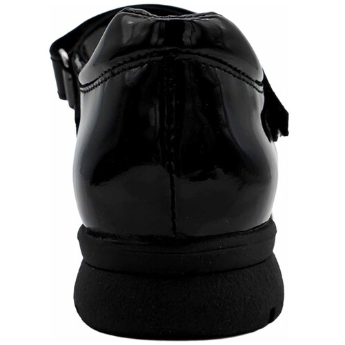 Zapato Escolar en Charol Ferrioni con Aplicación para Niña