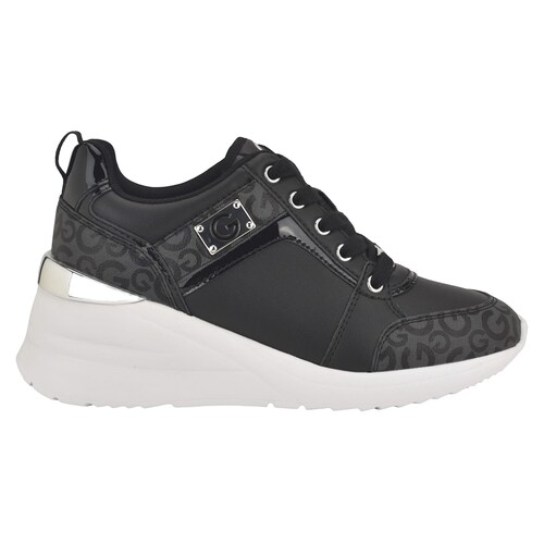 Tenis G By Guess con Cuña y Aplicación Estampado para Mujer