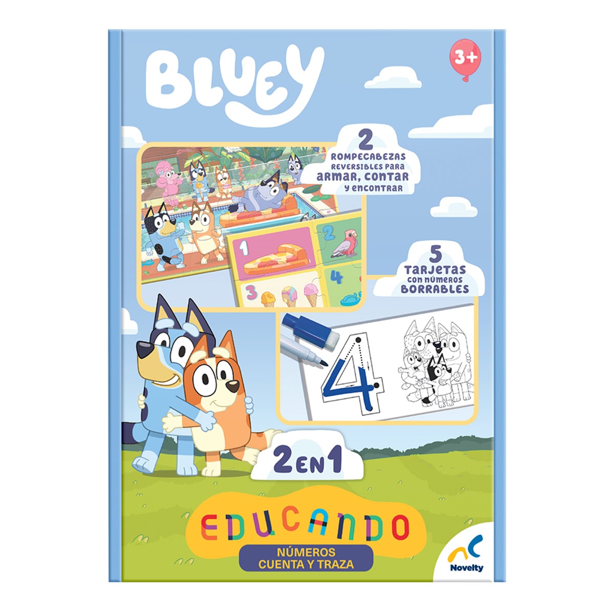 Juego de Mesa Educando Bluey