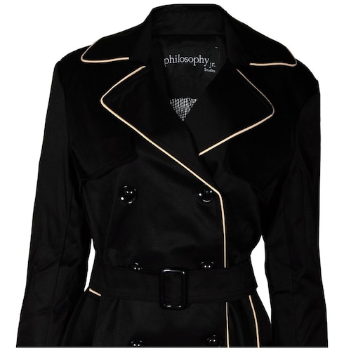 Gabardina con Solapa y Vivos Philosophy para Mujer