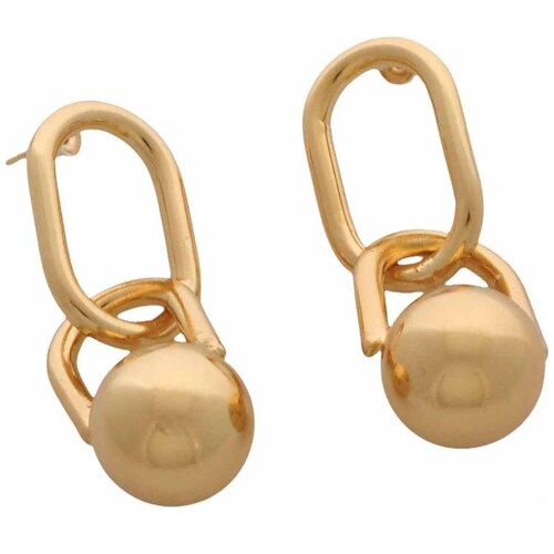 Aretes de Perla Dorada C2C