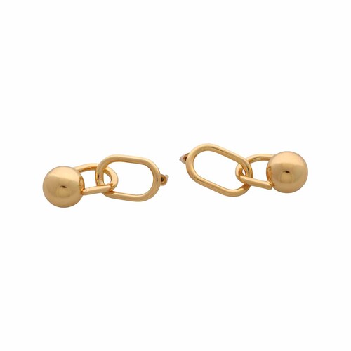 Aretes de Perla Dorada C2C