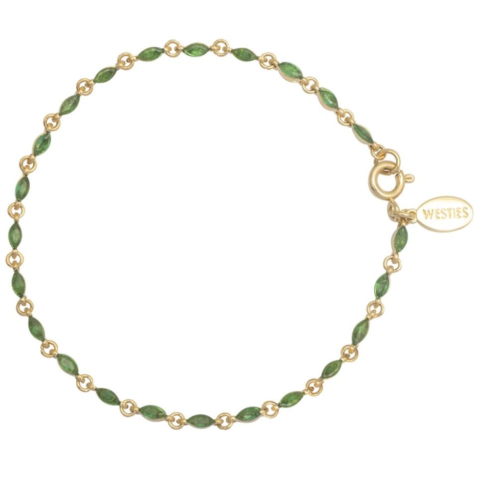 Pulsera Acabado Brillante Baño de Oro Westies