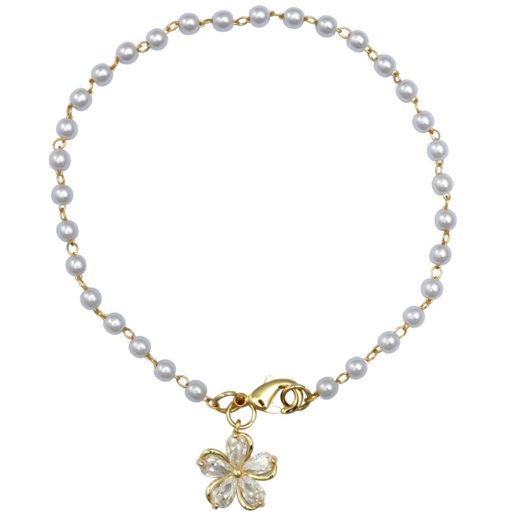 Pulsera Acabado Brillante Baño de Oro Queen Victoria