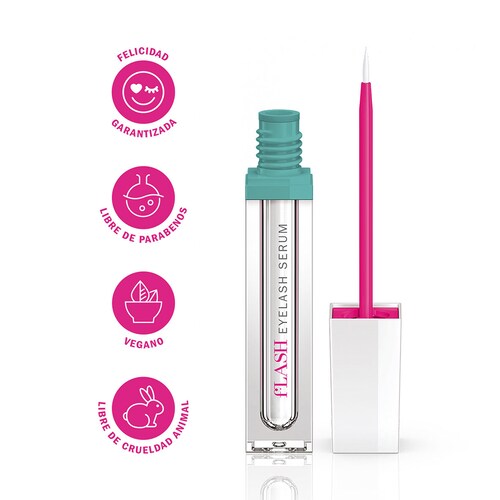 Mascara de Pestañas Flash Happy Waterproof 9.5 Ml