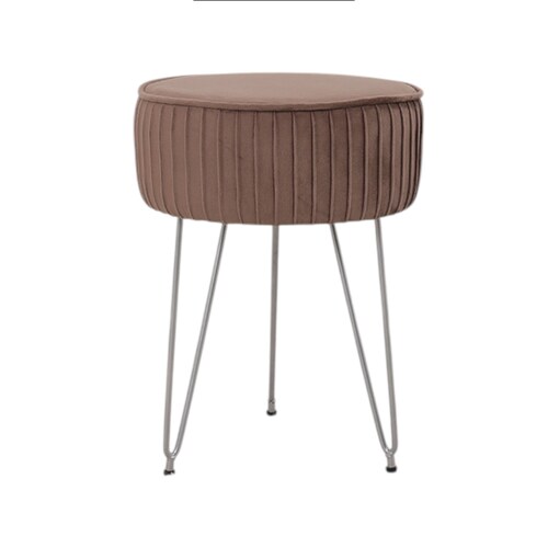 Taburete de Tela Col Modern Gris 64 Home & Details