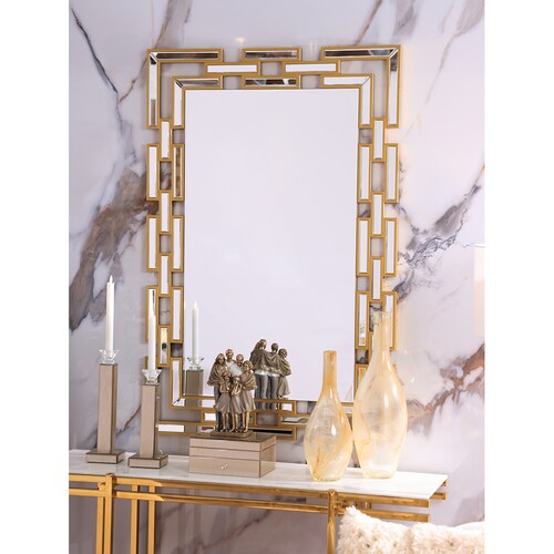 Espejo de Pared Dorado Col Deeply Gold