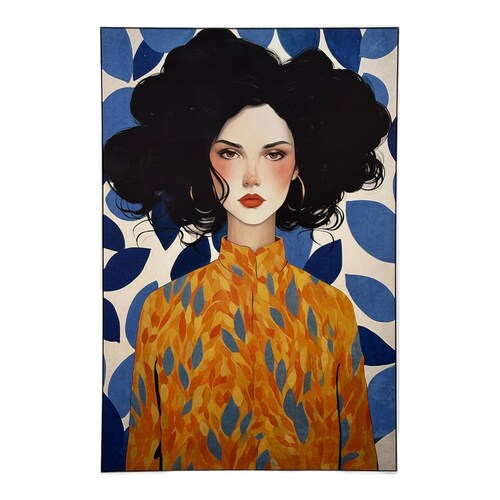 Cuadro Mujer Multicolor Col Portraits 03 Home & Details
