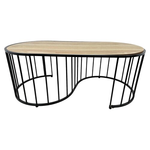 Consola Superf Madera Patas Negras Col Bar 18 Home & Details