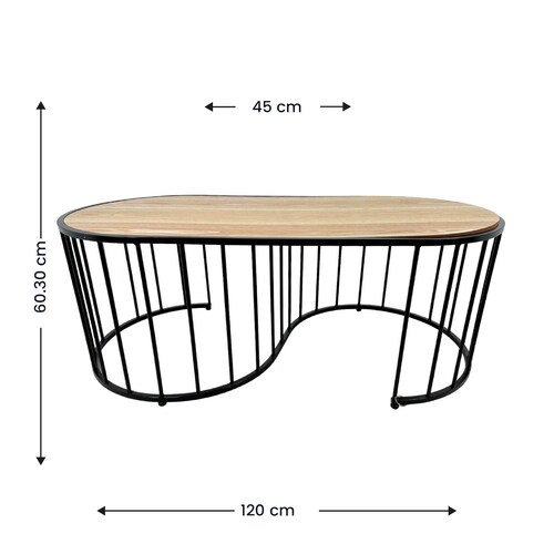 Consola Superf Madera Patas Negras Col Bar 18 Home & Details