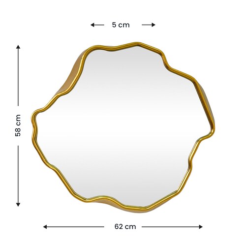 Espejo de Pared Marco Dorado Col Essence Home & Details