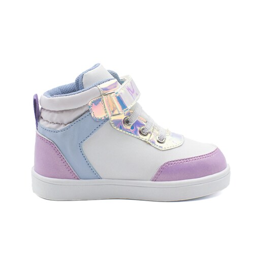 Tenis Bota con Luz 14-19 Blanco Bg