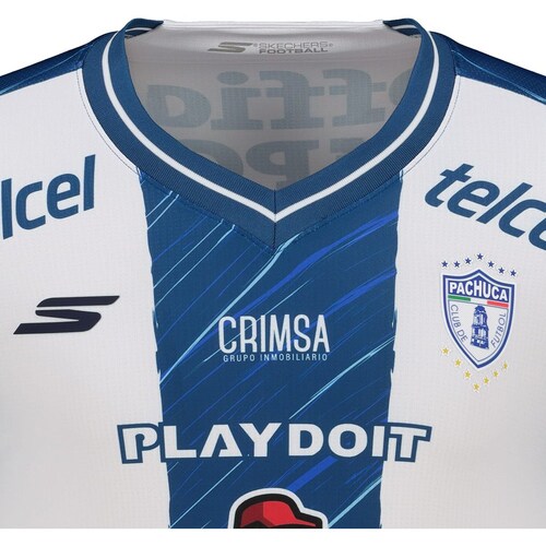Jersey Cuello V Skechers X Pachuca Local para Hombre