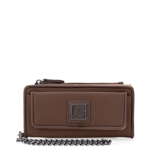 Billetera Flap Cloe Café