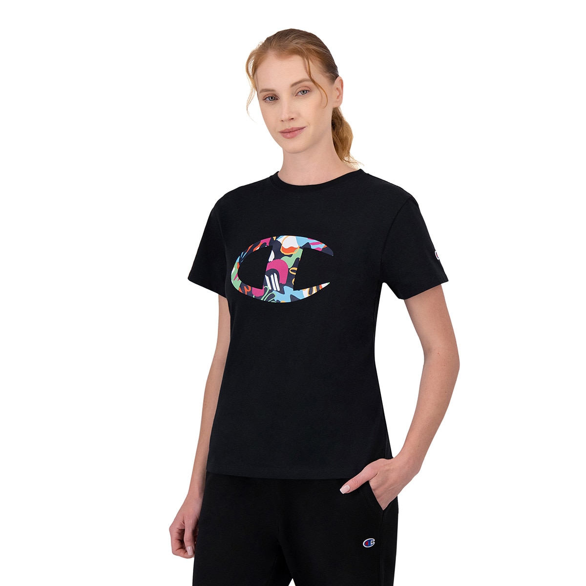 Playera con Diseño Champion para Mujer